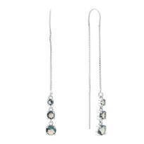 Sidabriniai auskarai su mistiniu topazu 1.58ct (2167594) įvairiaspalvė spalva