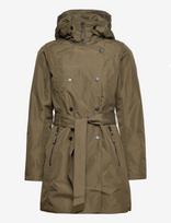 Helly Hansen - W Welsey Ii Trench Insulated - Lietpaltis - Chaki spalva
