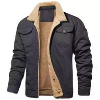 Vyriška striukė Bomber Military Parka Masculino Rudens Žiema Taktinė medvilnė vilna Cargo Coats Striukės Drabužiai Paltai Hombre S tamsiai pilka spalva