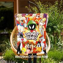 1 vnt. Looney Tunes Sylvesteris Tweety Lauko pledas - Mesti pledą, Minkštas, Flanelinis pledas, Svetainė, Kelionė, Stovyklavimas - 1102117 130x150cm white