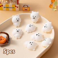 Kawaii Mochi Suspaudžiami Žaislai Animacinis Meškiukas Suspaudžiamas Streso Malšinimo Suspaudžiamas Linksmas Minkštas Sensorinis Abstrakčiai Lipnus Žaislas Dovana Vakarėliui