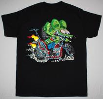 NEW ED ROTH RAT FINK Black All Size S-4XL Shirt M
