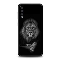 Liūtas Laukinių Gyvūnų Telefono dėklas Skirtas Samsung A54 A52 A24 A14 A50 A72 A70 A30 A40 A20S A20E A02S A12 A22 A34 A42 A32 5G A04s Dangtelis Samsung A30 A20 black