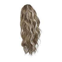 Wig Lady Corn Perm Ponytail Long Hair Extensions One Size gray