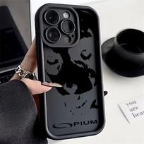 Rap Playboi Carti Phone Case for O-Opium iPhone 17 16e 16 15 14 13 12 11 Pro Max Mini XR XS X 7 8 Plus Soft TPU Back Cover iPhone 14 Plus gray