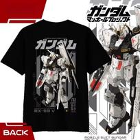 New NU GUNDAM Anime RX93 Printed Tshirt Mens and Womens Tshirt Mens Top Sports Tshirt Mens Tshirt Harajuku Y2K Tee S įvairiaspalvis