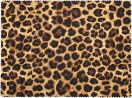 Brown Leopard Skin Print Tablecloth, Modern Cheetah Safari Texture Rectangular Washable Cover for Home Dining 90x140cm