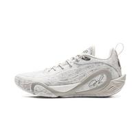 Li Ning DLO1 amortizuojantys žemi krepšinio bateliai vyriški Balti pilki ABPV009-44 43 kalkės