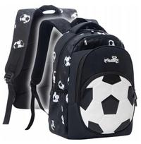Mokyklinė kuprinė su futbolo motyvais, 17 l, 40 × 29 cm