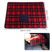 electric heating blanket made of fleece, washable, polyester, warm red