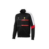Puma Ferrari lenktynių serijos apykaklė-stovas kasdienis retro sportinis švarkas vyrams švarkas juodas 577822-02 M