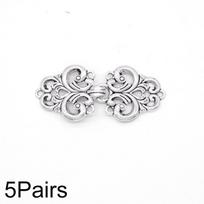 5 poros / pakuotė 5pairs sidabras