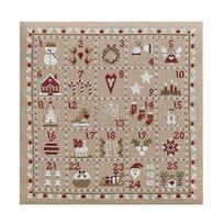 Christmas Advent Calendar Cross-Stitch Kit 25 Days Countdown to Christmas Embroidery Kit Christmas Gifts for Adults