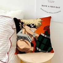 komiksai karštas gerbėjų piešinys anime b-bakugo katsuki pagalvės užvalkalas minkštas pagalvės užvalkalas sofai svetainei namų biurui dekoras apsauginiai užvalkalai 12x12Inch