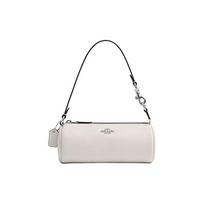 Coach Nolita 20 Rankinė su užtrauktuku viršuje Odinė cilindrinė rankinė Moteriškos rankinės Balta CR830-SVHA Basic Set (Bag+Dust Bag)