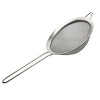 Stainless Steel Fine Mesh Strainer Set Multi-Size Kitchen Sifter for Flour Oil & Juice Long Handle Dishwasher Safe Versatile 7cm