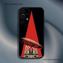 Band L-Led Z-ZeppeLines For Samsung Phone Case S25,S24,S21,S22,S23,S30,Ultra,S20,Plus,Fe,Lite,5G Black Cover Samsung S25