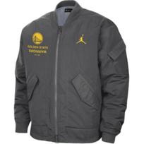 Nike x NBA Golden State Warriors Jordan Jackets & Coats Men's Medium Gray/Slate Blue/Amaro Yellow HF0058-254 L
