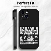 Rap Pioneers N-N.W.A Phone Case Phone Case Soft Packaging Lightweight For iPhone17 16 15 14 13ProMax iphone12promax gray