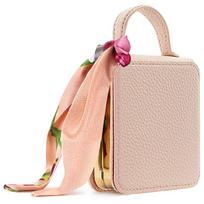 Makeup Mirror Case For Galaxy Z Flip7 Flip6 Flip5 4  lipAll-Inclusive Protection Handheld Scrave Hand Strap Flip Foldable Cover Artificial leather&Galaxy Z Fold6