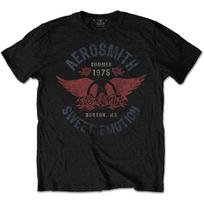 Aerosmith - Oficialūs unisex marškinėliai - Sweet Emotion - Juodi medvilniniai S įvairiaspalvis