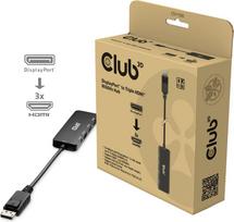 Club 3D CLUB3D DisplayPort™ to Triple HDMI™ 8K60Hz Hub