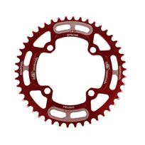 44T/46T/48T/50T/52T Mountain Bicycle Chainwheel MTB bike crankset Aluminum Narrow Wide Chainring BCD 104 Positive and negative tooth disc 44T black #1