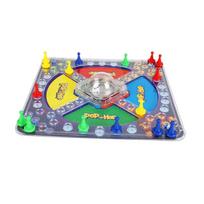 Ludo Klasikinis Žaislas Stalo Žaidimas Daugiau Žaidėjų Šeimos Žaidimas Tėvų ir Vaikų Sąveika Visoms Amžiaus Grupėms Vakarėlio Žaislas Vaikų Pramogos Paaugliams pilka spalva