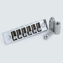Guyker Harmonikos Tune-O-Matic 6 Stygų Gitaros Tiltelis Gm013 gray