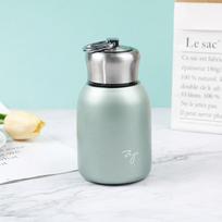 300ml Mini kavos termosai Mielos termosinės nešiojamos kelioninės vandens buteliukų puodeliai žalia