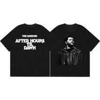 Hot Sale Rapper The Weeknd After Hours Til Dawn Tour 2026 T-shirts Men Women Fashion Vintage T-shirt Printed Short Sleeve Casual Outdoor Cotton Tee S black