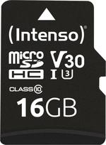 Intenso MEMORY MICRO SDHC 16GB C10/W/ADAPTER 3433470 INTENSO
