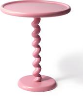 Polspotten Šoninis staliukas Twister 56 cm, rožinis