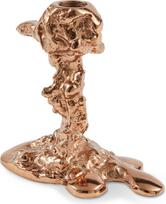 Polspotten Žvakidė klasikinei žvakei Drip, 14 cm, rožinio aukso
