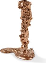 Polspotten Žvakidė klasikinei žvakei Drip, 25 cm, rožinio aukso