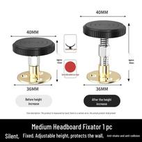 Bedside Anti-Collision and Anti-Squeak Stabilizer for Bedframes