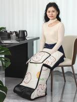 Electric Heated Foot and Knee Warmer Pad - Washable and Plug-in for Dorm or Office Use gray