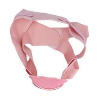 Anti Snoring Chin Strap Adjustable Keep Mouth Closed Anti Snore Chin Strap Device for Sleeping Pink rožinė