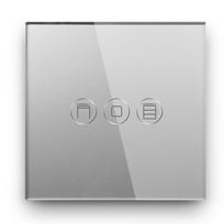 BSEED EU Zigbee išmanusis lietimui jautrus žaliuzių jungiklis Elektrinis sieninis ritininių žaliuzių jungiklis Tuya Google Home Alexa Balso belaidis valdymas 5A Need Zigbee Gateway pilka spalva