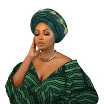 Multi Layer Turban Hat For Women Already Made Autogele Headtie African Female Head Wraps Bonnet