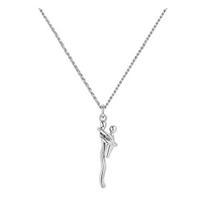 Family Hug Pendant Necklace Adjustable Chain Length Two-Tone Silver Golden Emotional Design Necklace Mother Child Jewelry sidabras