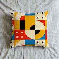 Art Cushion Cover Soft Case For Bauhaus Sofa Living Room Home Comfortable Office Decor Protective Pillow Geometric Covers 30cmx30cm