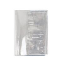 Transparent Book Cover PVC Scrapbooking Cover Durable Binder Protective Cover  Diary A6 white