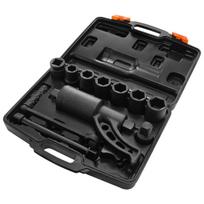 Torque Multiplier, Heavy Duty Torque Multiplier Wrench Set, 1 Inch Drive Lug Nut Wrench Torque Multiplier, 1:58 4800N.m Lug Nut Remover, with 8