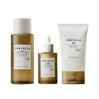 SKIN1004 Centella TECA 3 rinkinys (Tonikas 210ml + Ampulė 50ml + Kremas 75ml) Raminamoji ir odos barjerą atstatanti priežiūra
