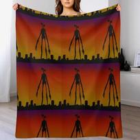 Siren head Throw Blanket Versatile Cozy Throw Blanket for All Occasions 102x76cm(40x30in)