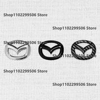 Plastikinis automobilio priekinės bagažinės emblema Mazda 6 logotipui Vairo lipdukas 3D kėbulo pakeitimo lipdukas Galinės uodegos apdailos dekoracija silvery white