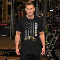 Can-Am Ryker US Flag Short-Sleeve Unisex T-Shirt XL black