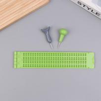 1Set Braille Writing Stylus Paper Kit Practical And Portable Learning Supplies Blind Education Supplies For School Beginners