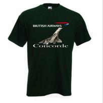 British Airways Concorde Retro Britų Lėktuvas Kelionės Pilotas T-shirt Trumpomis Rankovėmis Laisvalaikio 100% Medvilnė Apvalia Kaklo Iškirpte Vasaros Vyriškas T-shirt S įvairiaspalvis